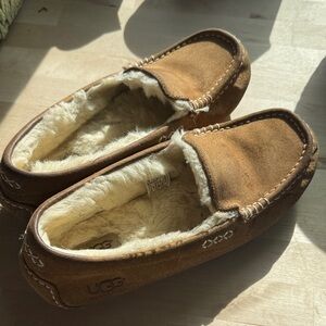 UGG Tan Suede Slippers